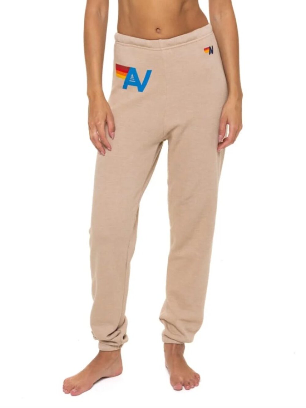 Aviator Nation AV Logo Sweatpants Sand L